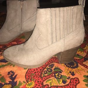 Tan Suede Ankle Boots